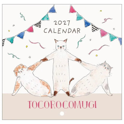 Tocorocomugi - 2027 Wall Calendar