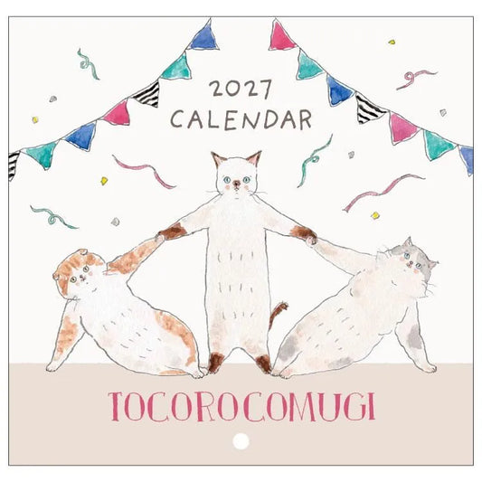 Tocorocomugi - 2027 Wall Calendar
