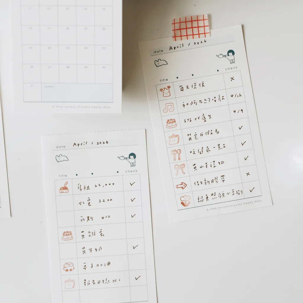 Yohand Studio Memo Pad - To-Do List