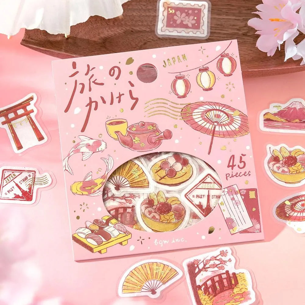 BGM Foil Flake Stickers - Fragments of a Journey Series - To Japan