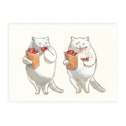 Dawning Crow - Postcard - Tomato Squish