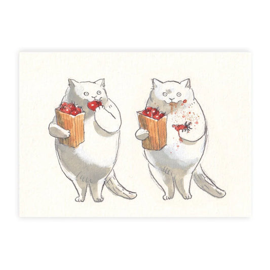 Dawning Crow - Postcard - Tomato Squish