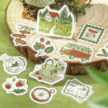 BGM Foil Flake Stickers - Fragments of a Journey Series - To the Forest