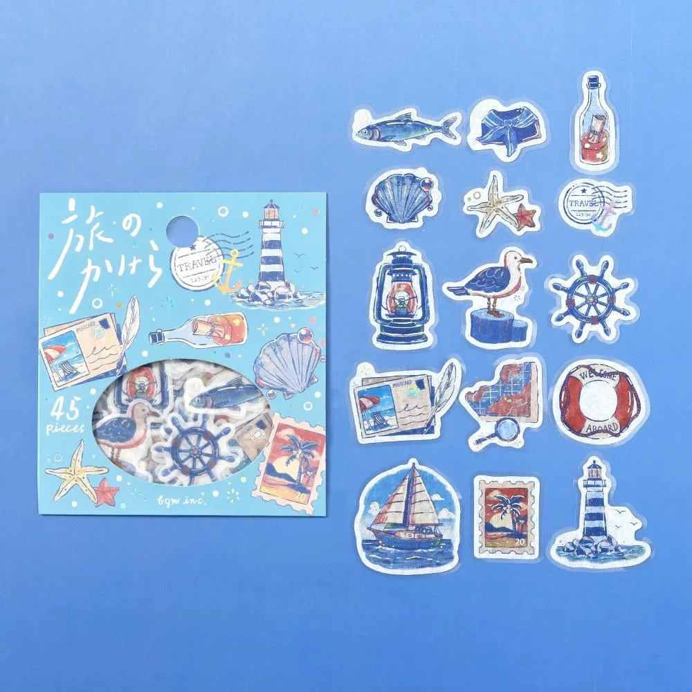 BGM Foil Flake Stickers - Fragments of a Journey Series - To the Sea