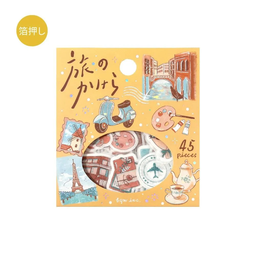 BGM Foil Flake Stickers - Fragments of a Journey Series - To the World