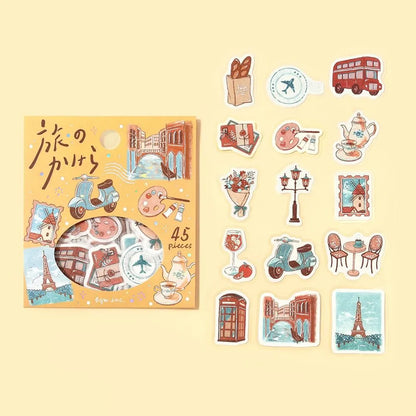 BGM Foil Flake Stickers - Fragments of a Journey Series - To the World
