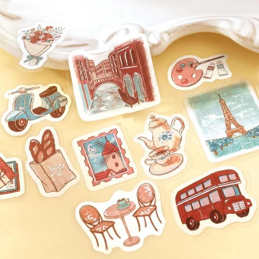 BGM Foil Flake Stickers - Fragments of a Journey Series - To the World