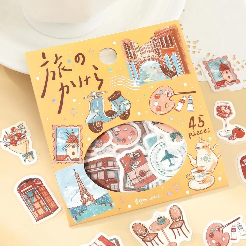 BGM Foil Flake Stickers - Fragments of a Journey Series - To the World