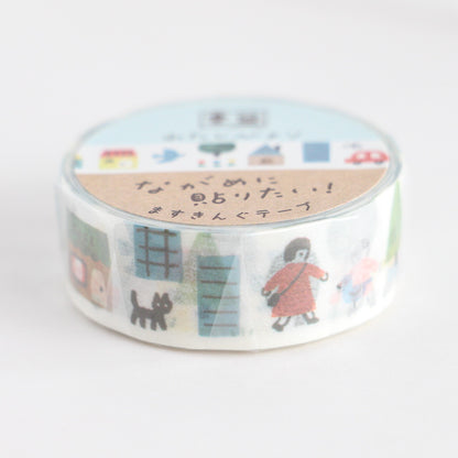 Furukawa Shiko Watashi-biyori Washi Tape - Town