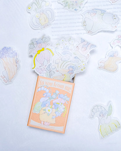 dodolulu - Washi Flake Stickers - Matchbox Series - To You from Me