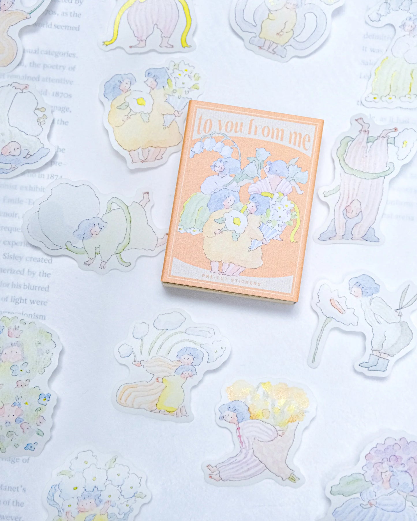 dodolulu - Washi Flake Stickers - Matchbox Series - To You from Me