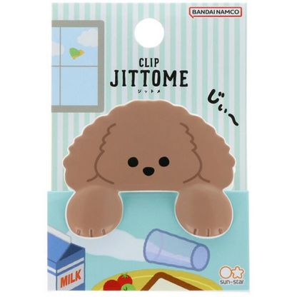 Sun-Star Jittome Die-Cut Clip - Toy Poodle