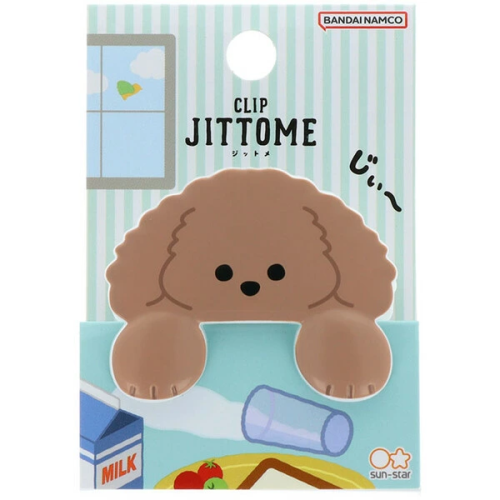 Sun-Star Jittome Die-Cut Clip - Toy Poodle