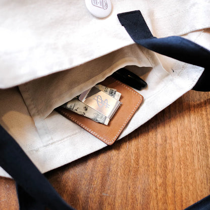 WHOSMiNG x Coffee Is Empty - Classic Tote Bag - Travel & Coffee Series - White