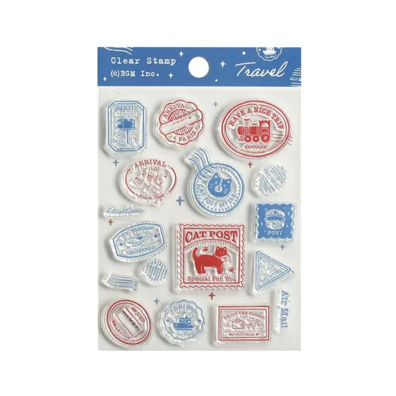 BGM Clear Stamp - Travel