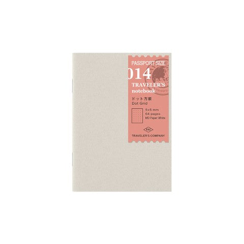 TRAVELER'S Passport Size Refill - Dot Grid 014