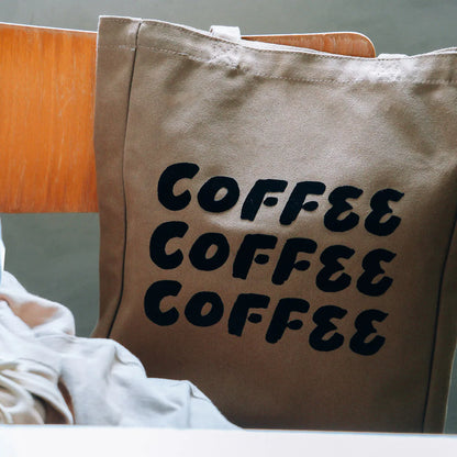 WHOSMiNG Tote Bag - Travel & Coffee Series - TRiPLE Coffee