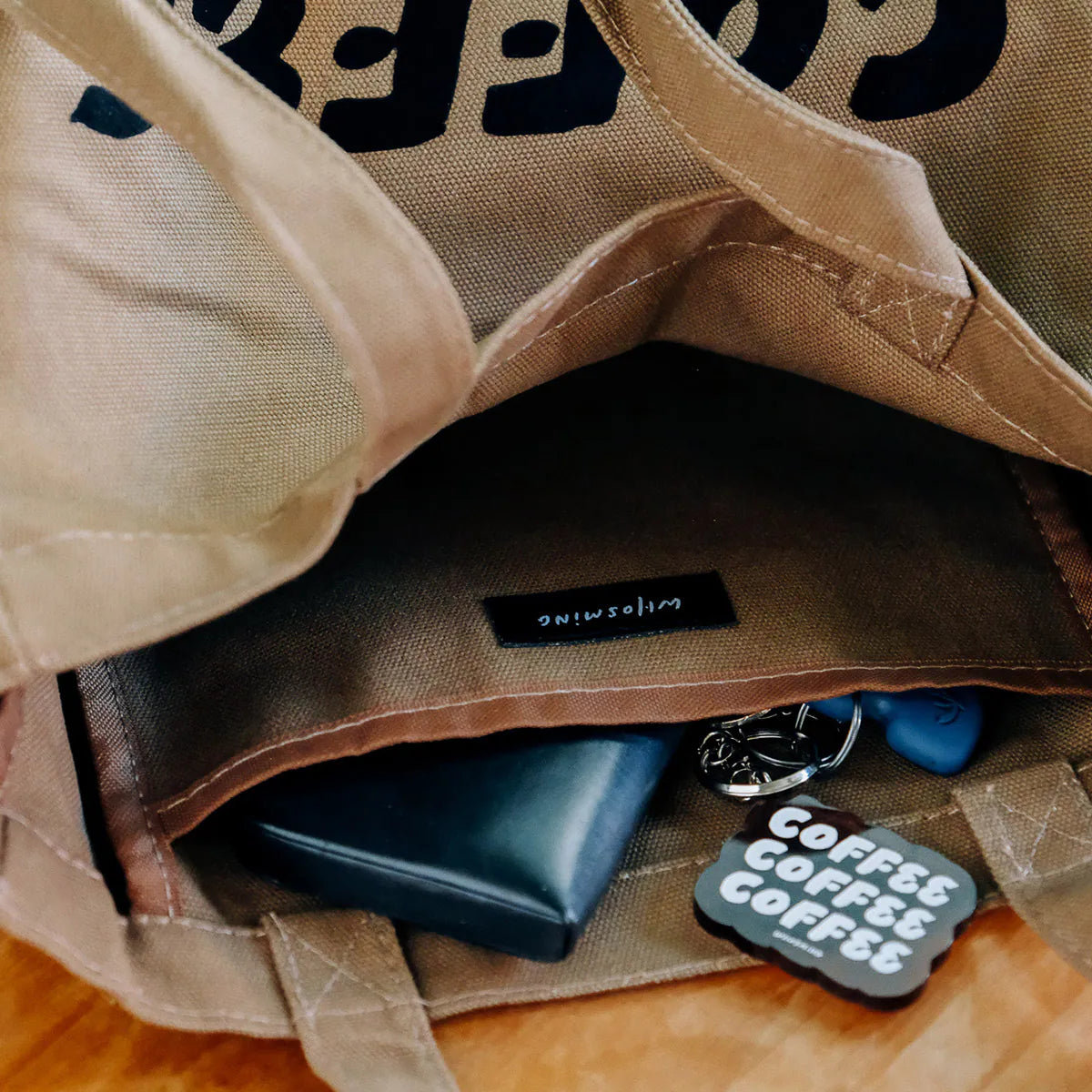 WHOSMiNG Tote Bag - Travel & Coffee Series - TRiPLE Coffee