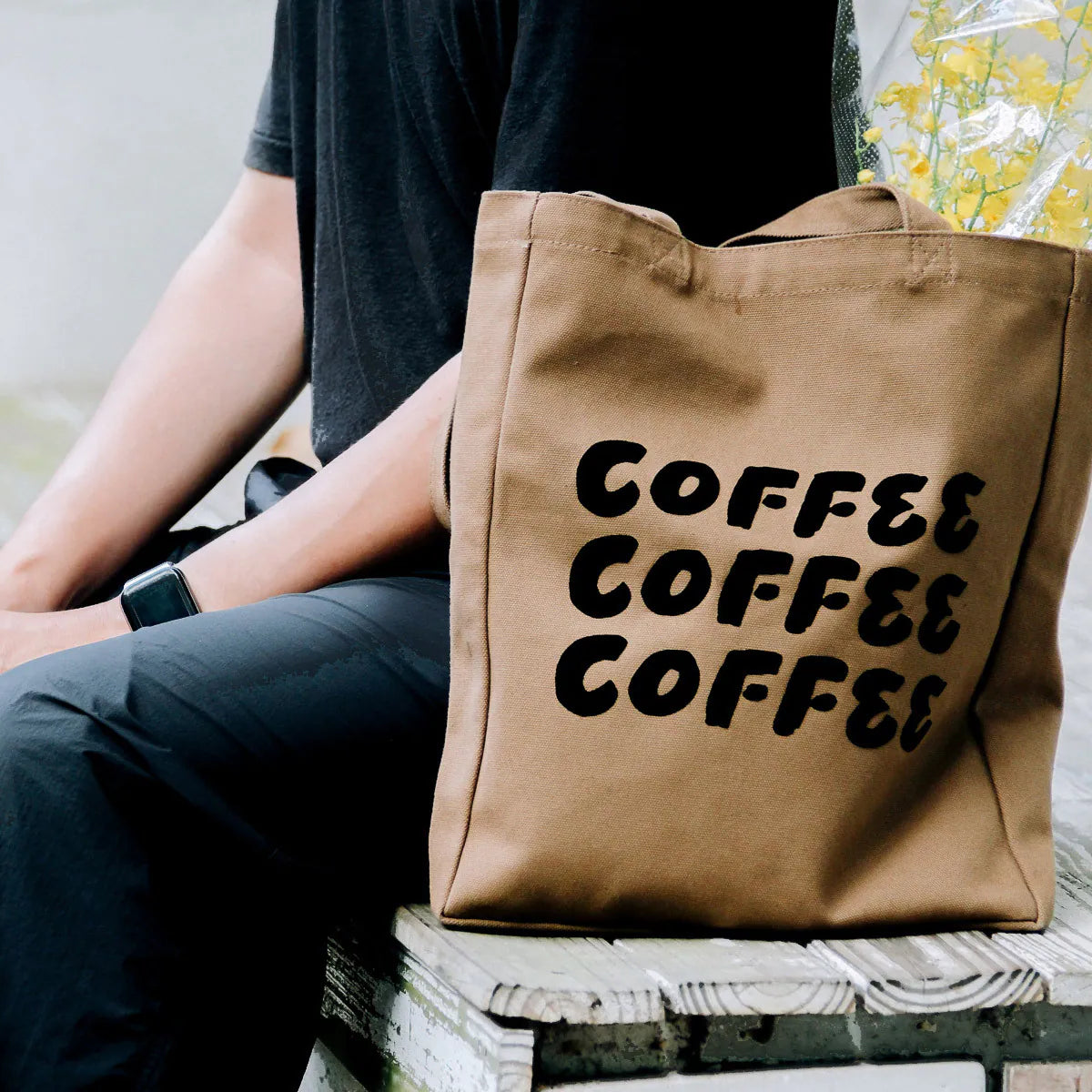 WHOSMiNG Tote Bag - Travel & Coffee Series - TRiPLE Coffee