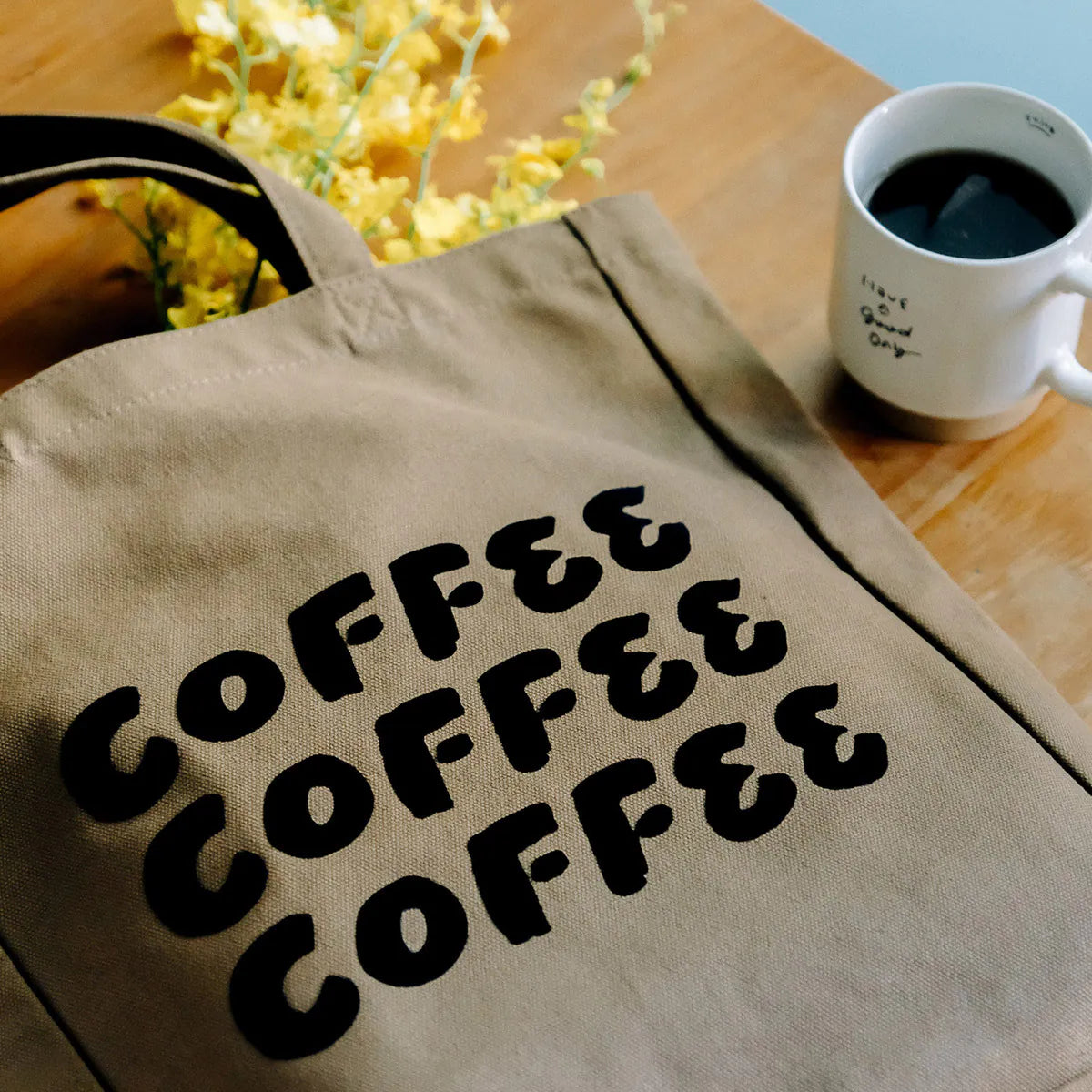 WHOSMiNG Tote Bag - Travel & Coffee Series - TRiPLE Coffee
