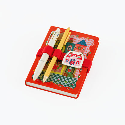 Hobonichi Bookmark with Charm - Yumi Kitagishi: White Cat