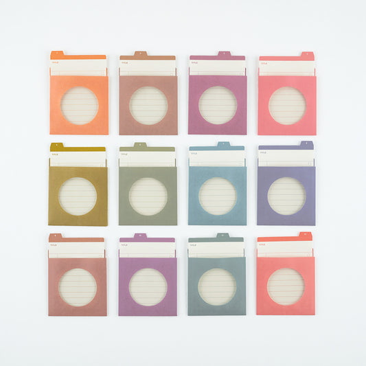 Hobonichi - TSUKI no IRO: 12 Month Index Pockets