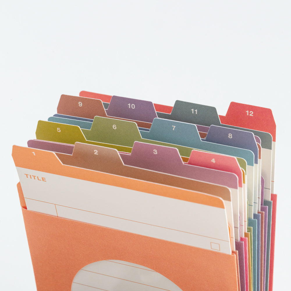 Hobonichi - TSUKI no IRO: 12 Month Index Pockets