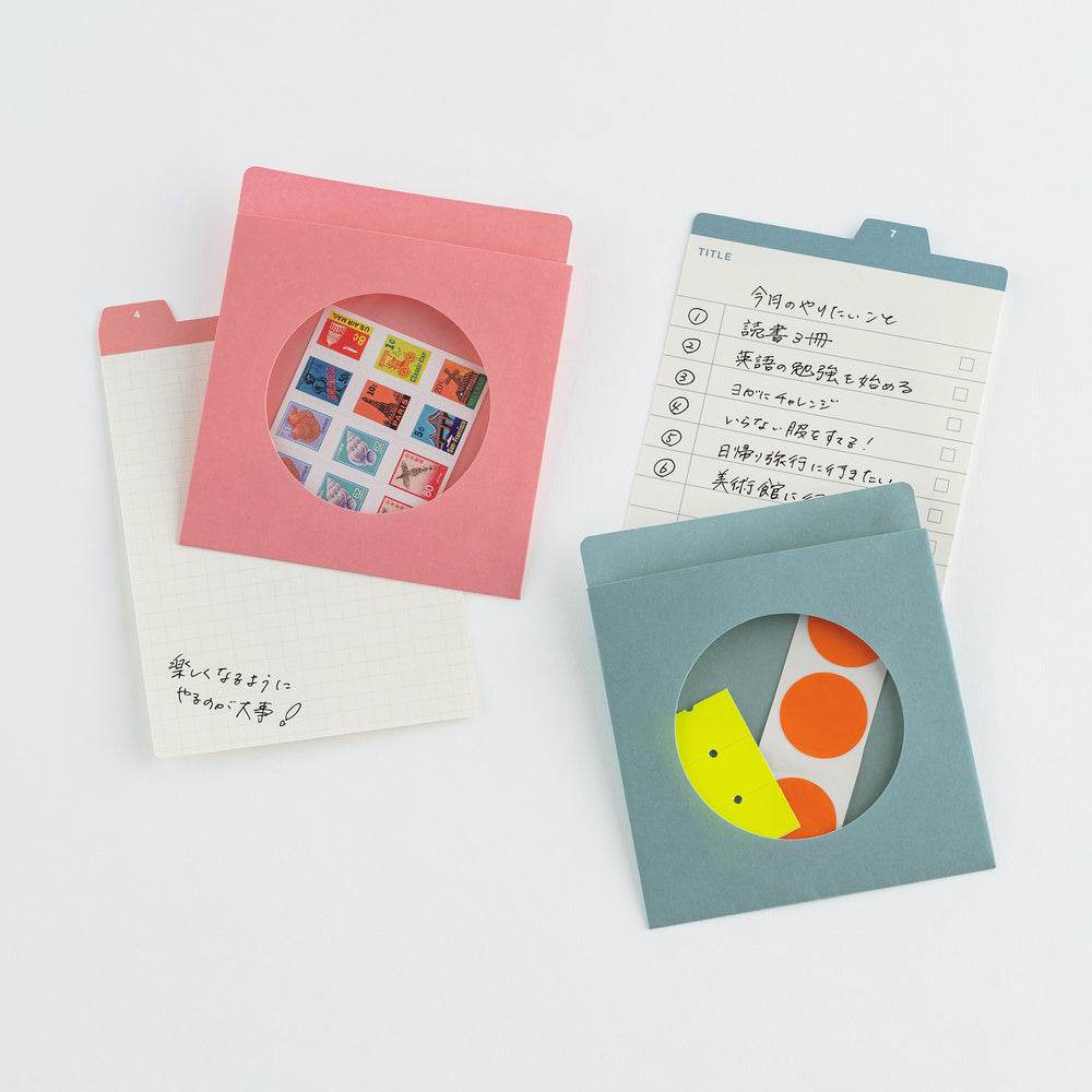 Hobonichi - TSUKI no IRO: 12 Month Index Pockets