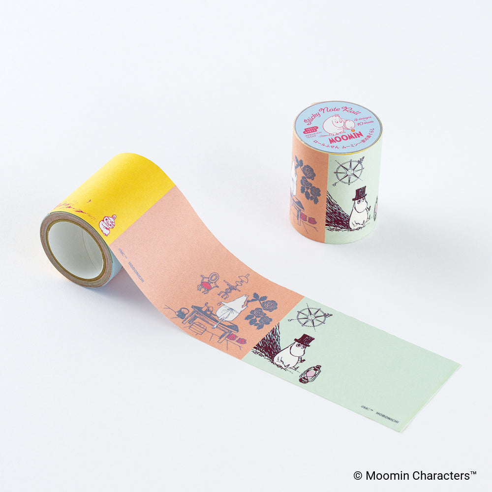 Hobonichi Sticky Note Roll - Moomin Family’s Island Life