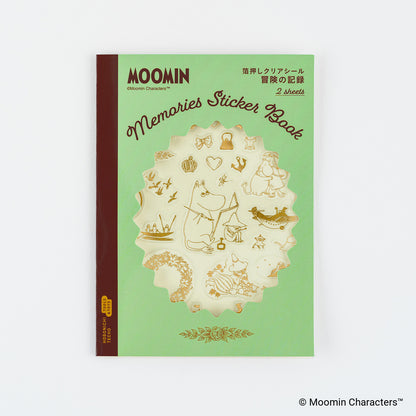 Hobonichi Foil-Stamped Clear Stickers - Moomin Adventure Log