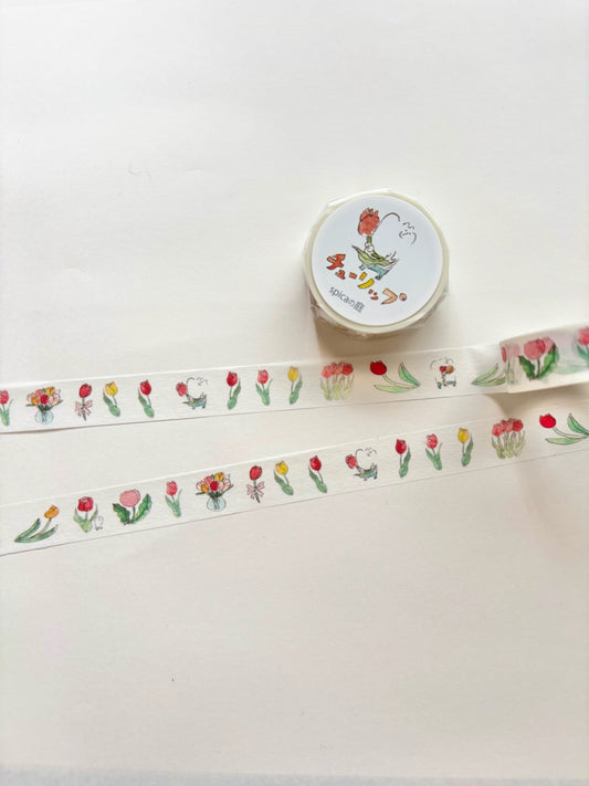 Spica Garden Washi Tape - muu-chan Series - Tulip