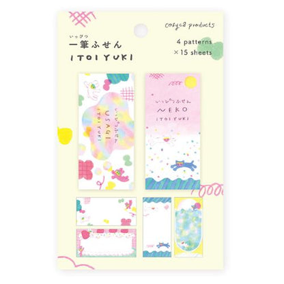 Cozyca x Itoi Yuki - Ippitsusen Sticky Notes - Usagi, Neko