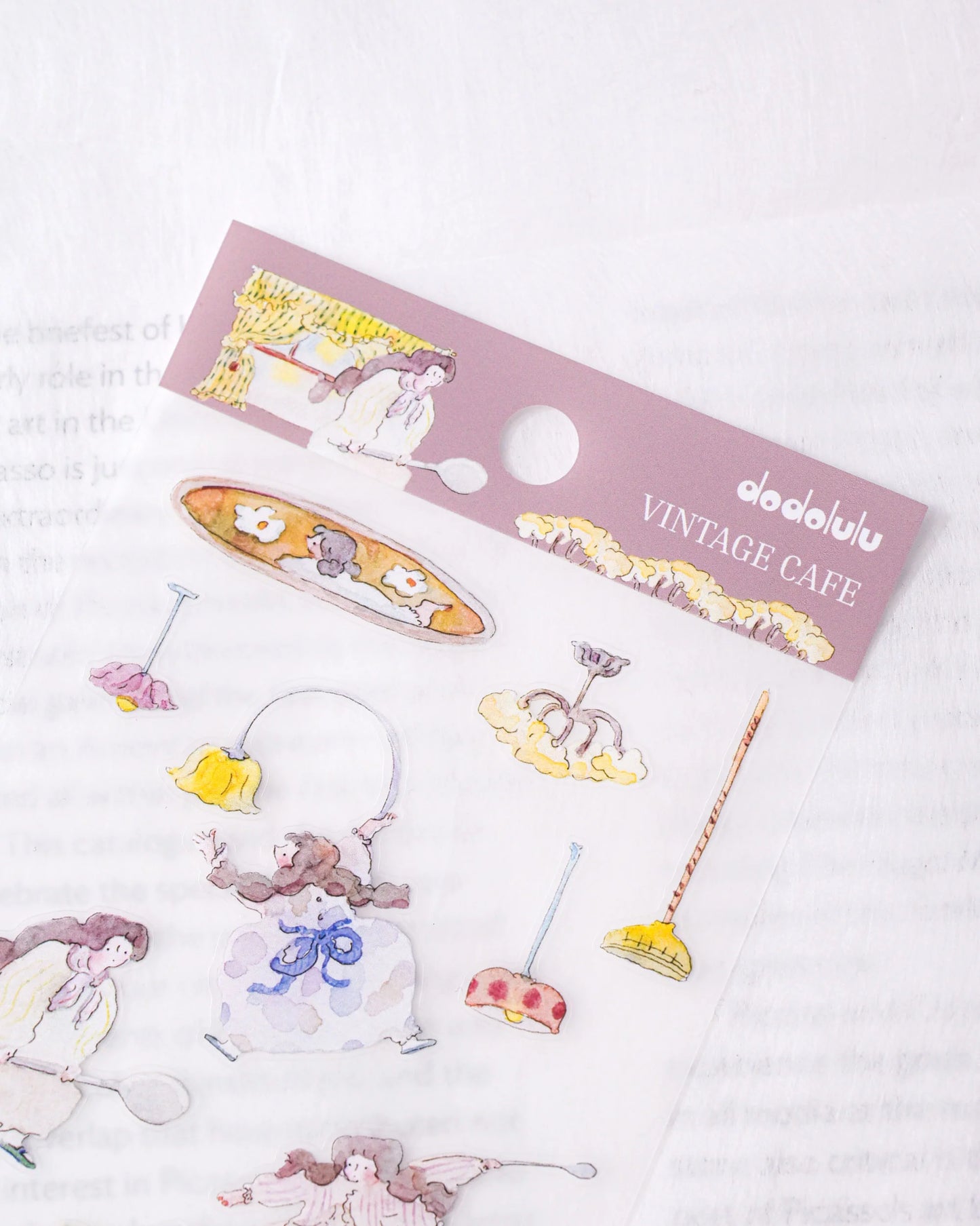 dodolulu - Matte Sticker Sheet - Vintage Cafe