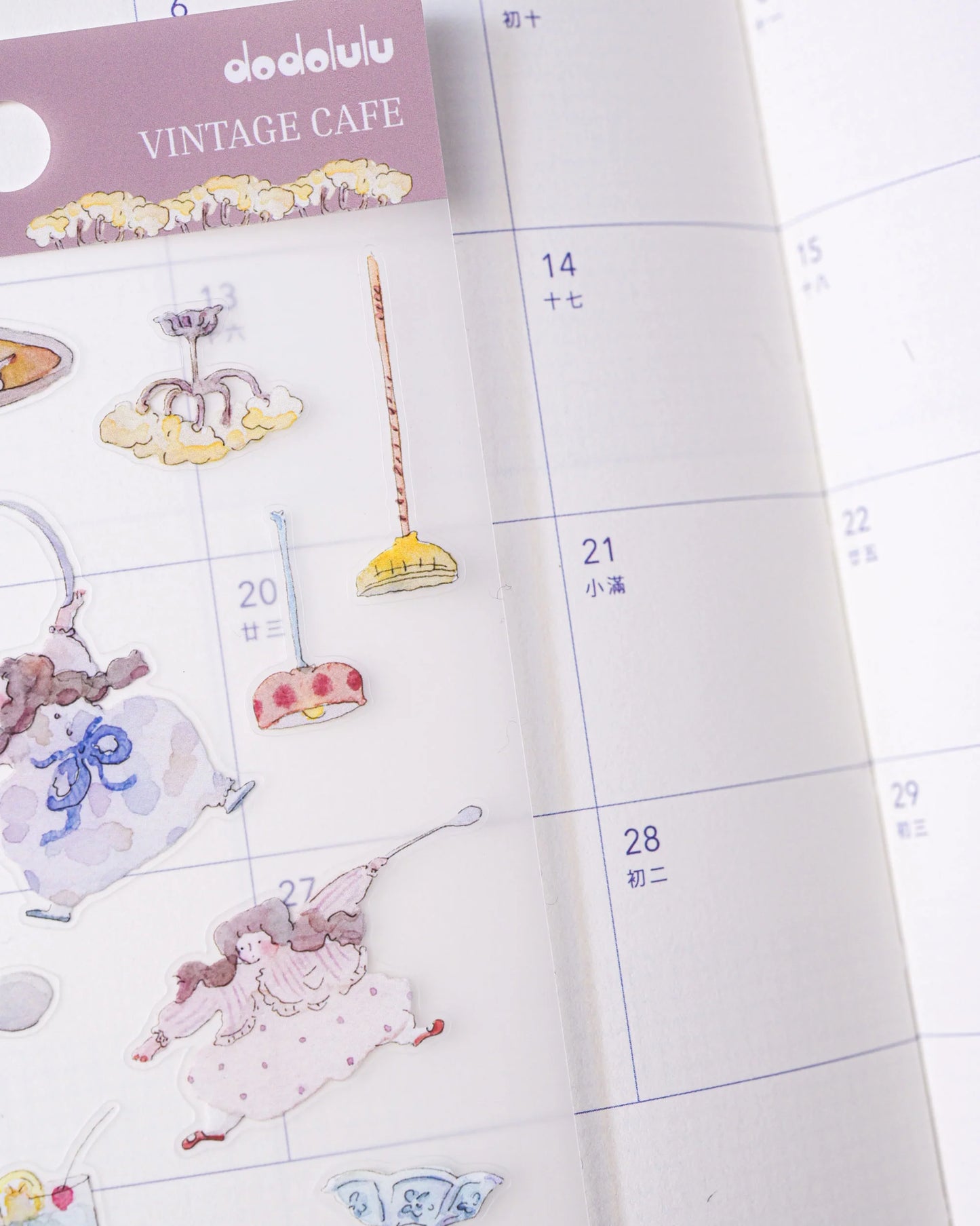 dodolulu - Matte Sticker Sheet - Vintage Cafe