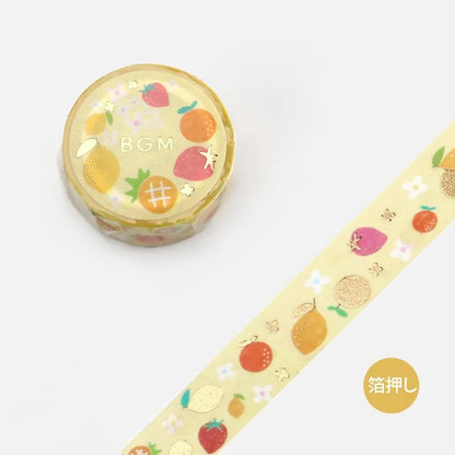 BGM Foil Washi Tape - Life Series - Vitamin