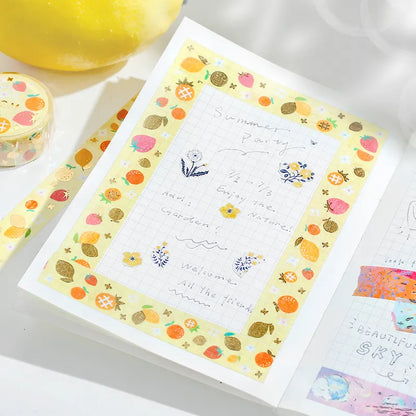 BGM Foil Washi Tape - Life Series - Vitamin