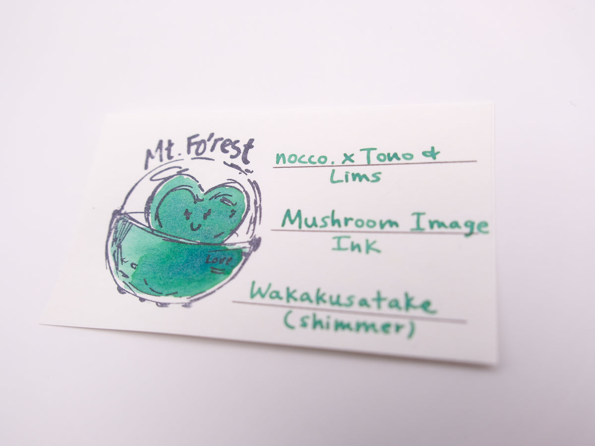 nocco. x Tono & Lims - Mushroom Image Ink - Wakakusatake (Shimmer)