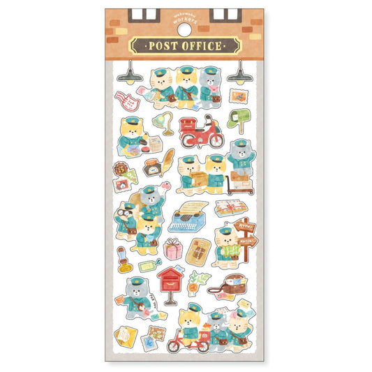 Mind Wave Wakuwaku Workers Sticker Sheet - Post Office