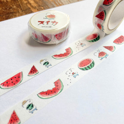 Spica Garden Washi Tape - muu-chan Series - Watermelon