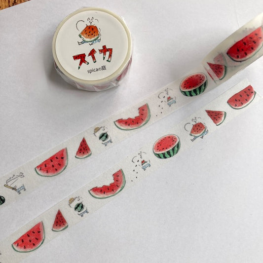Spica Garden Washi Tape - muu-chan Series - Watermelon