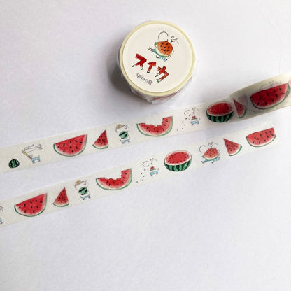 Spica Garden Washi Tape - muu-chan Series - Watermelon