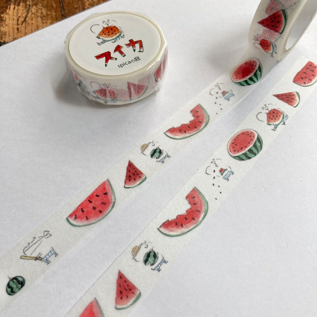 Spica Garden Washi Tape - muu-chan Series - Watermelon