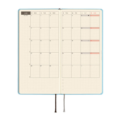 Hobonichi Techo 2027 Weeks - Colors: Sea Glass
