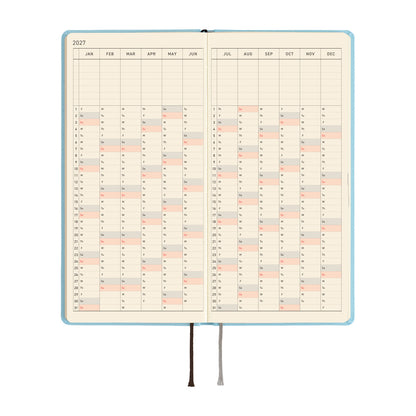 Hobonichi Techo 2027 Weeks - Colors: Sea Glass