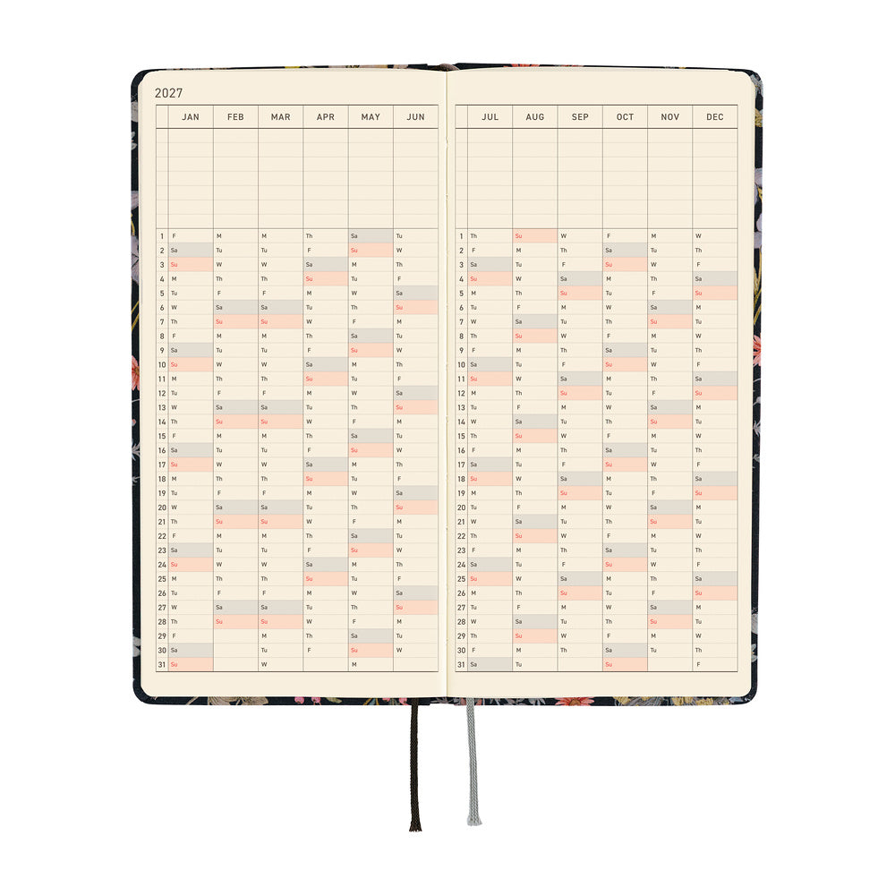 Hobonichi Techo 2027 Weeks - Liberty Fabrics: Floral Remedy