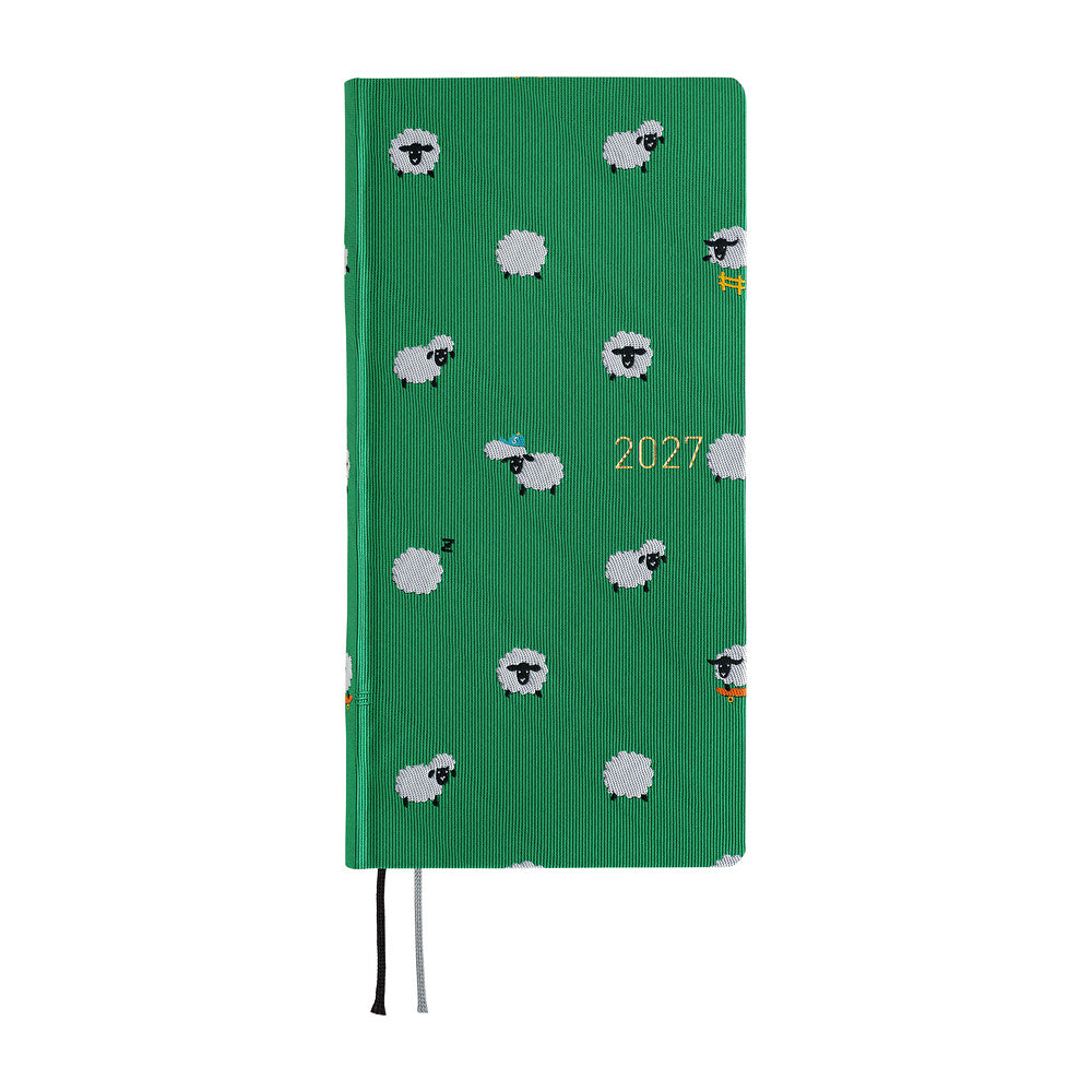 Hobonichi Techo 2027 Weeks MEGA - Bow & Tie: Sheep Sheep Sheep