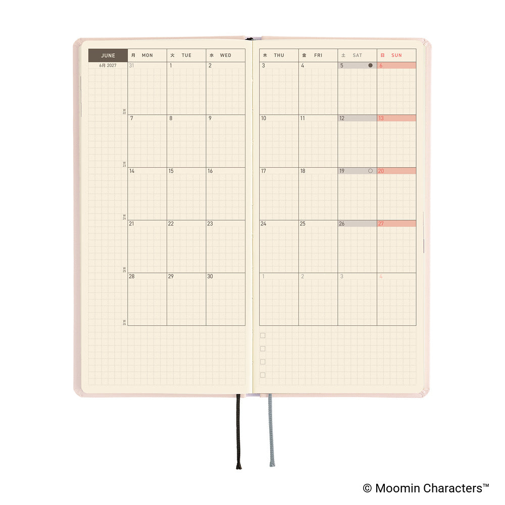 Hobonichi Techo 2027 Weeks - Moomin: At the Table