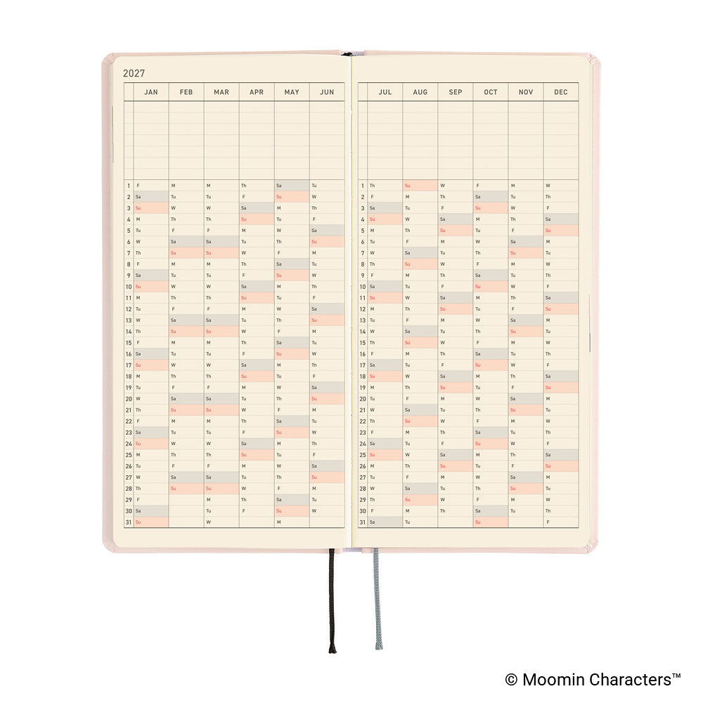 Hobonichi Techo 2027 Weeks - Moomin: At the Table
