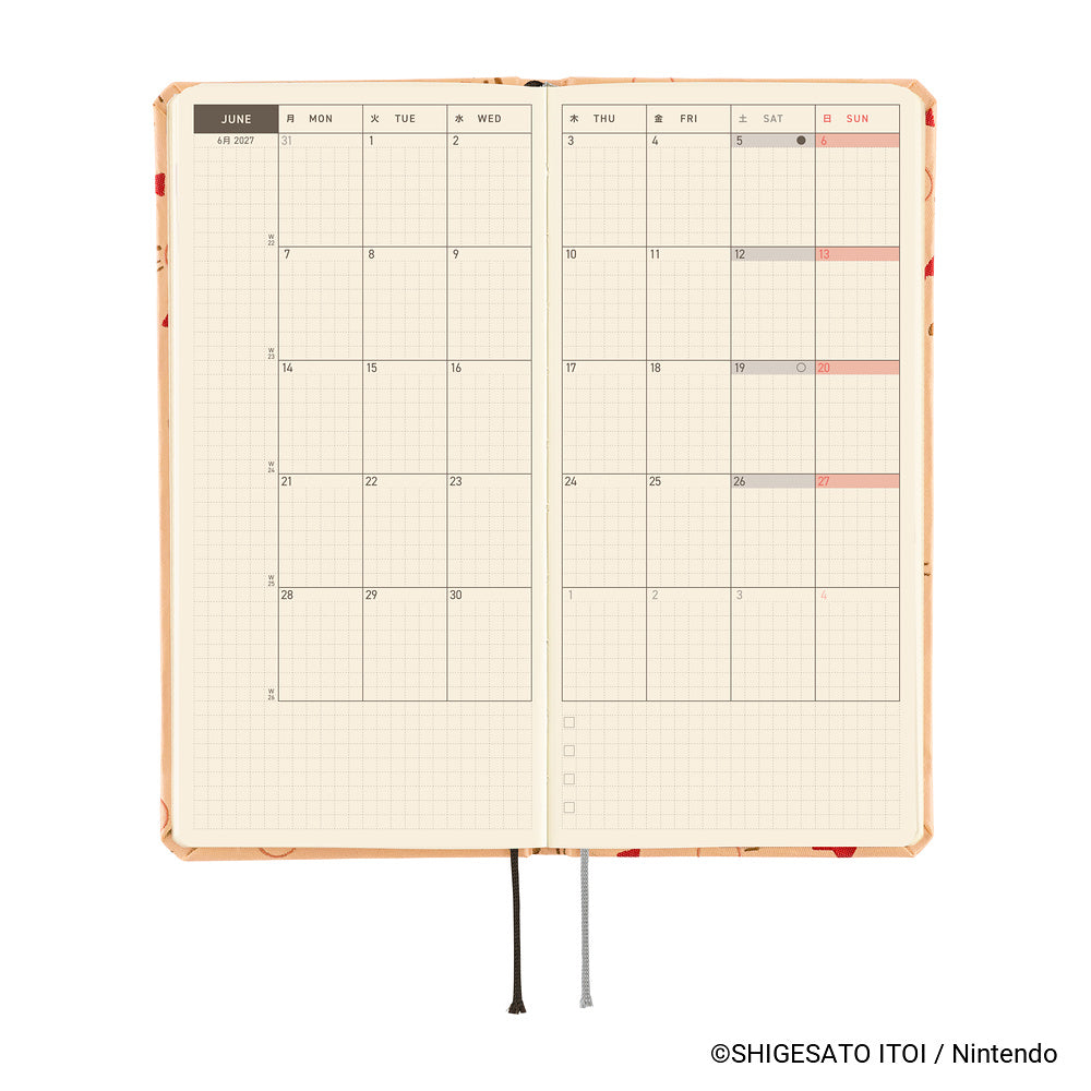 Hobonichi Techo 2027 Weeks - MOTHER: Mr. Saturn Pattern