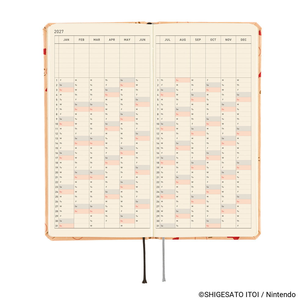 Hobonichi Techo 2027 Weeks - MOTHER: Mr. Saturn Pattern